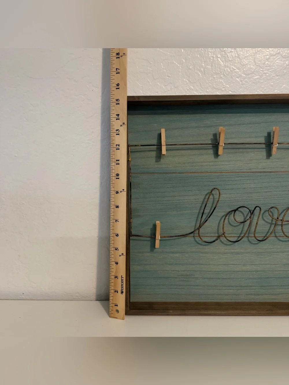 N/A turquoise wooden